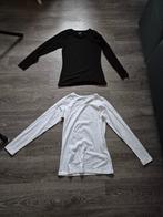 Zwart & Witte Effen Longsleeve ( Allebei Nieuw!), Zwart, Nieuw, Ophalen of Verzenden, Lange mouw