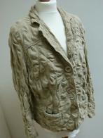 Vintage jasje maat 46 XL Frank Walder beige, Beige, Maat 46/48 (XL) of groter, Ophalen of Verzenden, Zo goed als nieuw