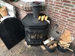 HOUTKACHEL BarBas incl. bodemplaat, Ophalen, Gebruikt, Houtkachel, Vrijstaand