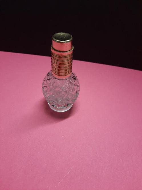 Parfumverstuiver Transparant ruitjesglas St C P, Sieraden, Tassen en Uiterlijk, Uiterlijk | Parfum, Gebruikt, Ophalen of Verzenden