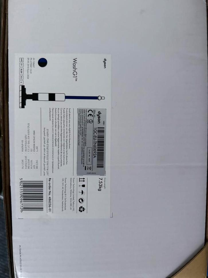 Nieuwe Dyson WashG1 - Natte Reiniger - Nieuw in doos!, Witgoed en Apparatuur, Stofzuigers, Nieuw, Waterstofzuiger, Minder dan 1200 watt