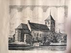 Tekening van Nederlands Hervormde Kerk in Oosterbeek, Ophalen of Verzenden