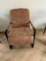 Fauteuil, cognac. Industrieel, Huis en Inrichting, Fauteuils, Ophalen, 75 tot 100 cm, Zo goed als nieuw, Stof