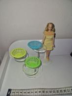 poppenhuis wasmand rond plastic 3 kleuren, Ophalen of Verzenden, Nieuw, Decoratie
