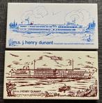 m.s. J. Henry Dunant Tegeltjes ... Mosa Holland 2 stuks, Ophalen