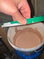 Terracotta verf 1,5 L, Doe-het-zelf en Verbouw, Verf, Beits en Lak, Ophalen, Zo goed als nieuw, Wit