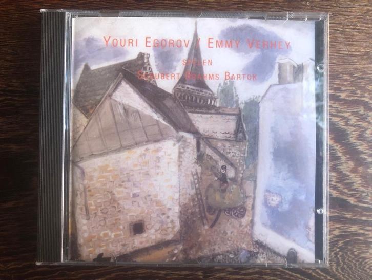 ( Schubert Brahms Bartok - Youri Egorov , Emmy Verhey, Cd's en Dvd's, Cd's | Klassiek, Zo goed als nieuw, Ophalen of Verzenden