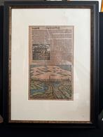 Originele 16e-eeuwse houtsnede Prospekt van ’s-Hertogenbosch, Antiek en Kunst, Kunst | Etsen en Gravures, Ophalen
