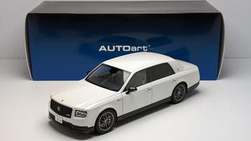 1:18 AutoArt Toyota Century GRMN Akio Toyoda wit NIEUW!