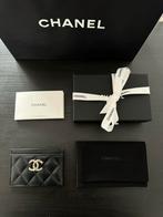 Chanel card/pass holder zwart met zilver, Sieraden, Tassen en Uiterlijk, Portemonnees, Ophalen of Verzenden, Nieuw, Zwart