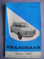 vraagbaak simca 1000, Ophalen of Verzenden