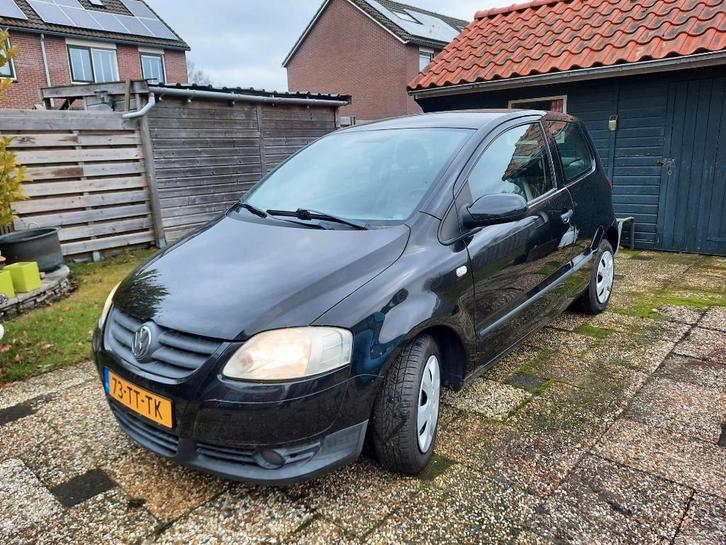 Volkswagen Fox 1.2 40KW 2007 Zwart, Auto's, Volkswagen, Particulier, Fox, Benzine, C, Hatchback, Handgeschakeld, Origineel Nederlands