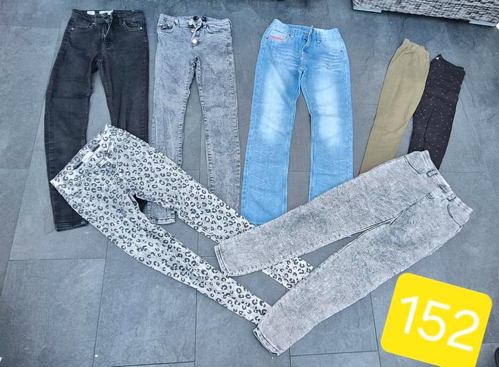Broeken pakket maat 152 - Meisje, Kinderen en Baby's, Kinderkleding | Maat 152, Zo goed als nieuw, Meisje, Broek, Ophalen of Verzenden