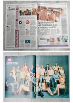 Goede tijden slechte tijden krantenartikel & poster, Verzenden, Zo goed als nieuw, Tv, Overige typen