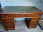 Antiek Bureau met Groen Leder Inleg. Bieden, Huis en Inrichting, Bureaus, Ophalen, Gebruikt, Bureau