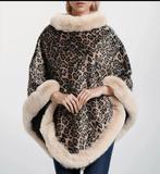 Luxe cheeta poncho, Kleding | Dames, Ophalen of Verzenden, Nieuw, Maat 46/48 (XL) of groter