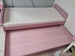 Roze bed met grote lade met of zonder matras 195 x 100, Ophalen, 85 tot 100 cm, Zo goed als nieuw, Matras