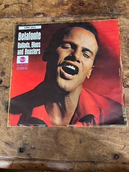 LP Harry Belafonte - Ballads, Blues and Boasters (1964), Cd's en Dvd's, Vinyl | R&B en Soul, Gebruikt, 1960 tot 1980, Ophalen of Verzenden