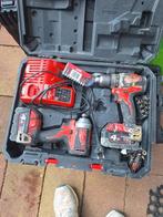 milwaukee complete set, Doe-het-zelf en Verbouw, Gereedschap | Boormachines, Ophalen of Verzenden, Zo goed als nieuw, 600 watt of meer