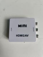 Hdmi naar av (tulp) adapter, Audio, Tv en Foto, Audiokabels en Televisiekabels, Ophalen of Verzenden, Zo goed als nieuw