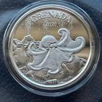 2020 Grenada - Octopus 1 oz Silver - East Caribbean, Postzegels en Munten, Munten | Amerika, Zilver, Ophalen of Verzenden, Noord-Amerika