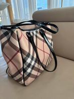 Burberry Handtas - Klassiek Ruitpatroon-Tote, Ophalen of Verzenden, Zo goed als nieuw, Beige, Handtas