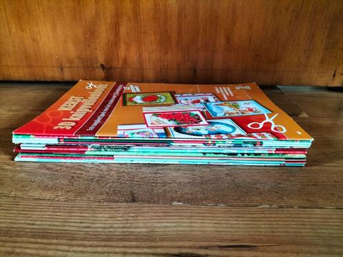pakket v. 11 boeken v. maken v 3D kaarten, kerst, va €2,-pst, Hobby en Vrije tijd, Kaarten | Zelf maken, Nieuw, Knipvel, Kerst
