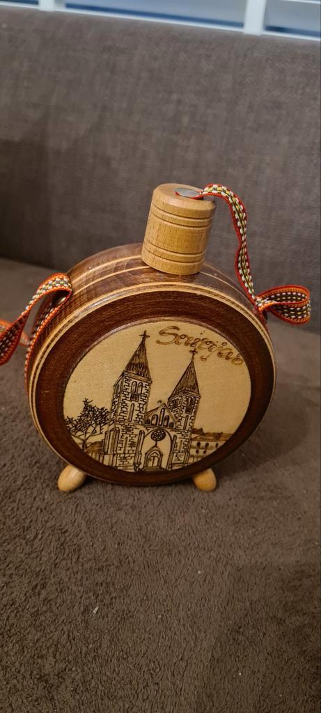 Vintage Veldfles met Gravure sarajevo, Antiek en Kunst, Antiek | Overige Antiek, Ophalen