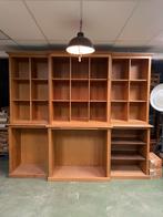 Grote Eikenhouten Boekenkast, Ophalen, Met plank(en), Gebruikt, Eikenhout