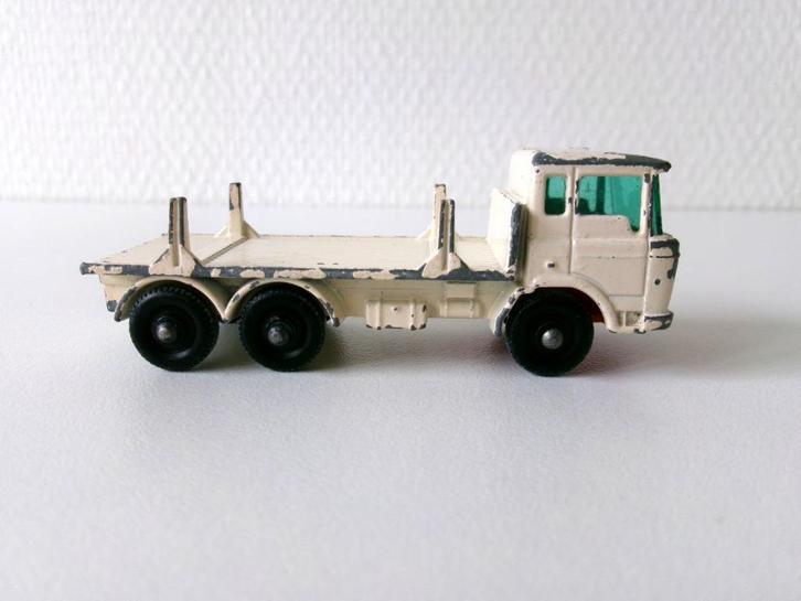 DAF Girder Truck wit 1:94 Matchbox (geen ovp, niet compleet), Hobby en Vrije tijd, Modelauto's | Overige schalen, Gebruikt, Bus of Vrachtwagen
