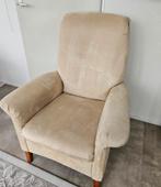 Beige Fauteuil zo goed als nieuw, Ophalen, 75 tot 100 cm, Zo goed als nieuw, Stof