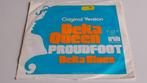 blues rock single 1972 PROUDFOOT - delta queen / delta blues, Ophalen, 7 inch, Pop, Single