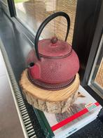 Rode Gietijzeren Theepot, Ophalen of Verzenden, Gebruikt