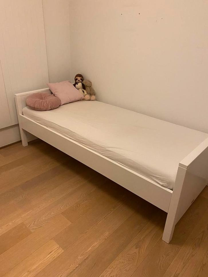Bed Bopita + Velda matras Wellness, Huis en Inrichting, Slaapkamer | Bedden, Zo goed als nieuw, Eenpersoons, 90 cm, Hout, Ophalen