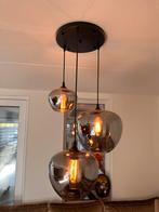 Smoke apple glas hanglamp. Woonkamerlamp, Huis en Inrichting, Lampen | Hanglampen, Ophalen, Zo goed als nieuw, Glas, 50 tot 75 cm