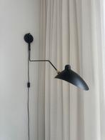 Zwart metaal wandlamp, Ophalen of Verzenden, Zo goed als nieuw, Metaal