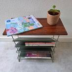 Vintage lectuurbak tijdschriftenrek bijzettafel mid century, Ophalen, Zo goed als nieuw