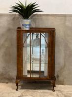 Prachtige oude Engelse vitrinekast, Chippendale stijl, 50 tot 100 cm, Glas, 25 tot 50 cm, Ophalen