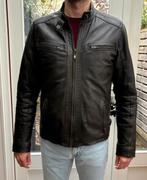 Leren jack, ideaal als tussenjas. Als nieuw., Ophalen of Verzenden, Zo goed als nieuw, Maat 48/50 (M), Bruin