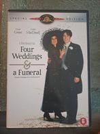 Four weddings and a funeral (dvd), Alle leeftijden, Ophalen of Verzenden, 1980 tot heden, Zo goed als nieuw