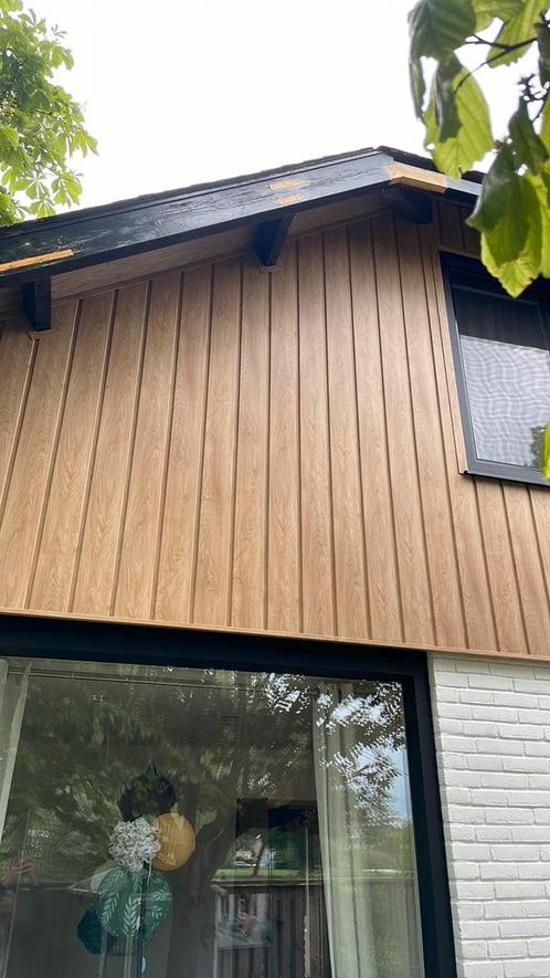 Novalit turners eiken kunststof gevelbekleding, Doe-het-zelf en Verbouw, Platen en Panelen, Zo goed als nieuw, Overige materialen