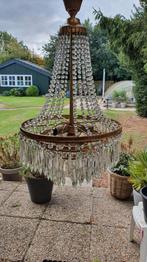 Kristallen kroonluchter uit de jaren 1960 heel mooi kristal,, Antiek en Kunst, Antiek | Lampen, Ophalen