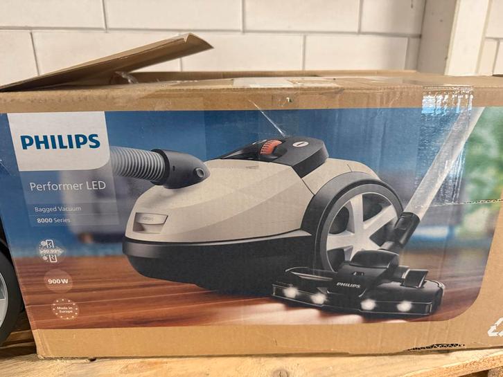 Philips Performer LED Stofzuiger - Nieuw in doos!, Witgoed en Apparatuur, Stofzuigers, Nieuw, Stofzuiger, Minder dan 1200 watt