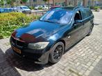 BMW 3-Serie 2.0 318 I Touring 2008 Zwart, Auto's, Achterwielaandrijving, Zwart, Stationwagon, Handgeschakeld