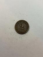 Munt Duitse Keizerrijk - 2 Pfennig 1876, Duitsland, Losse munt, Verzenden