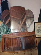 Vintage kaptafel met spiegel en opbergruimte, Ophalen, Overige vormen, 100 tot 150 cm, 100 tot 150 cm