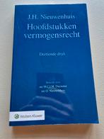 Hoofdstukken vermogensrecht - Nieuwenhuis - 13e druk, Ophalen of Verzenden, Zo goed als nieuw, WO