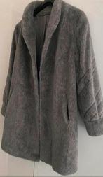 Original alpaca / mohair  jas, Kleding | Dames, Jassen | Winter, Ophalen of Verzenden, Zo goed als nieuw, Grijs