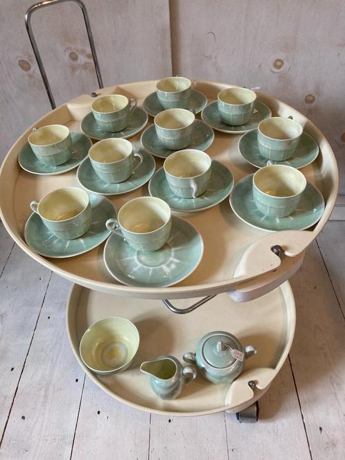 Art Deco koffie servies Victoria, Antiek en Kunst, Antiek | Servies compleet, Ophalen of Verzenden