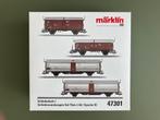 Märklin H0 / 47301 Set schuifwandwagens (DB) Tbes-t-66, Hobby en Vrije tijd, Modeltreinen | H0, Wisselstroom, Treinset, Ophalen of Verzenden